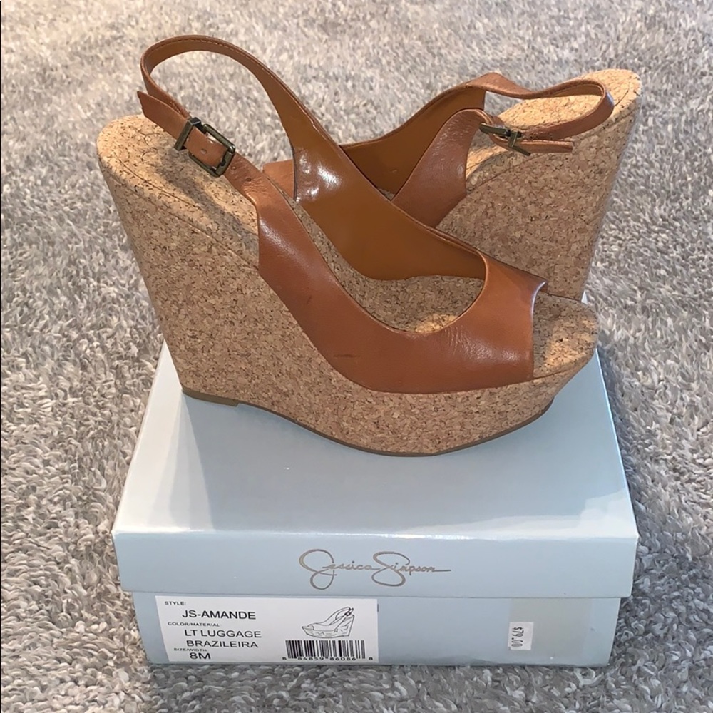 Jessica Simpson Wedge Heels *Never been worn*